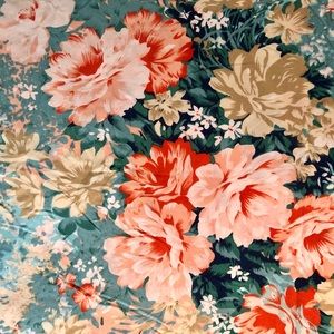 Floral duvet  cover + shams